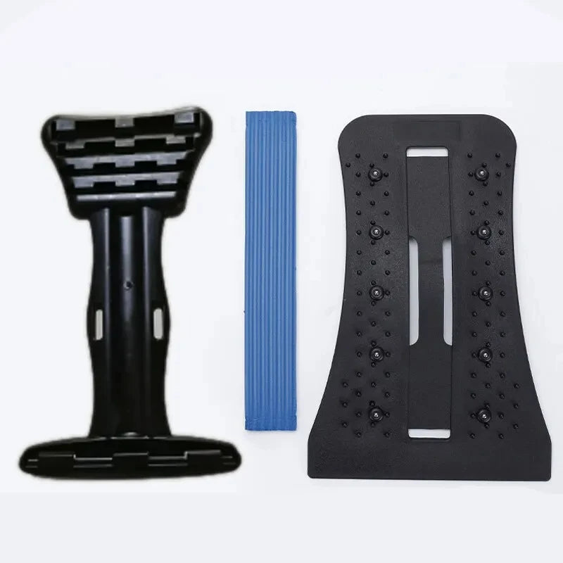 EQP Multi-Level Back & Neck Stretcher - Adjustable Lumbar Support for Deep Stretch, Yoga-like Flexibility
