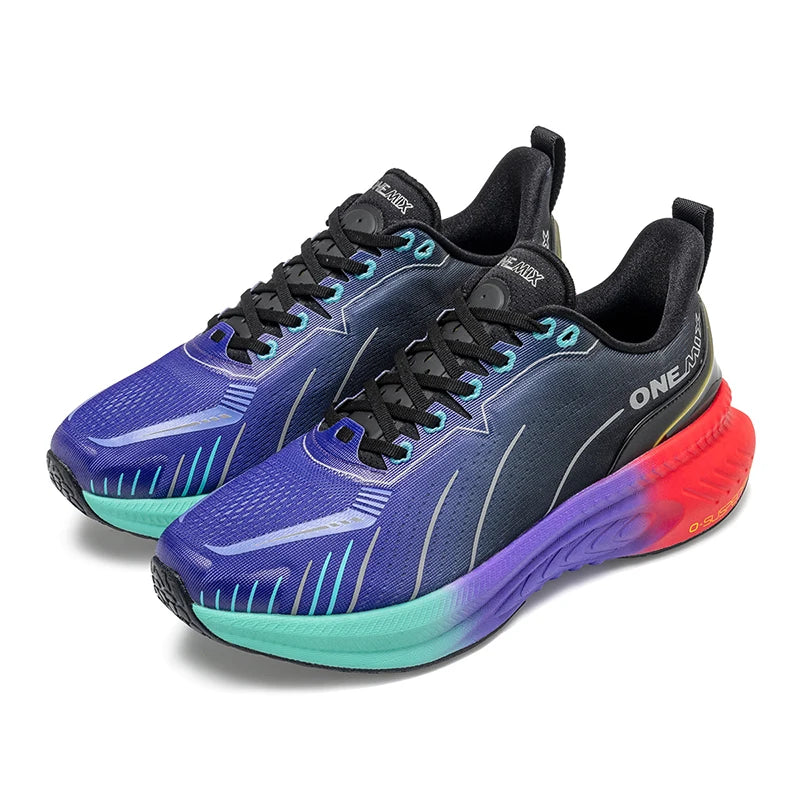 Sneakers New Cushioning Running Shoes For Men Suitable Heavy Runners Lace Up Sports Women Non-slip Outdoor Athletic Male Sneakers
