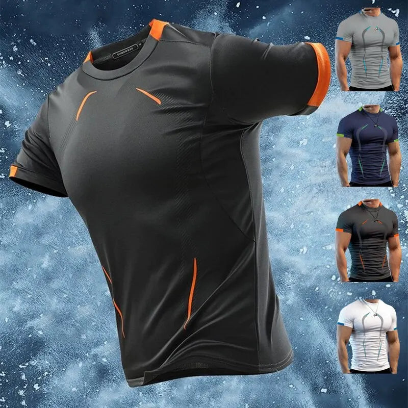 T-shirts Men New Compression Shirt Men Fitness Gym Super Hero Sport Running T-Shirt Fitness Training Breathable Quick Dry Short Sleeve