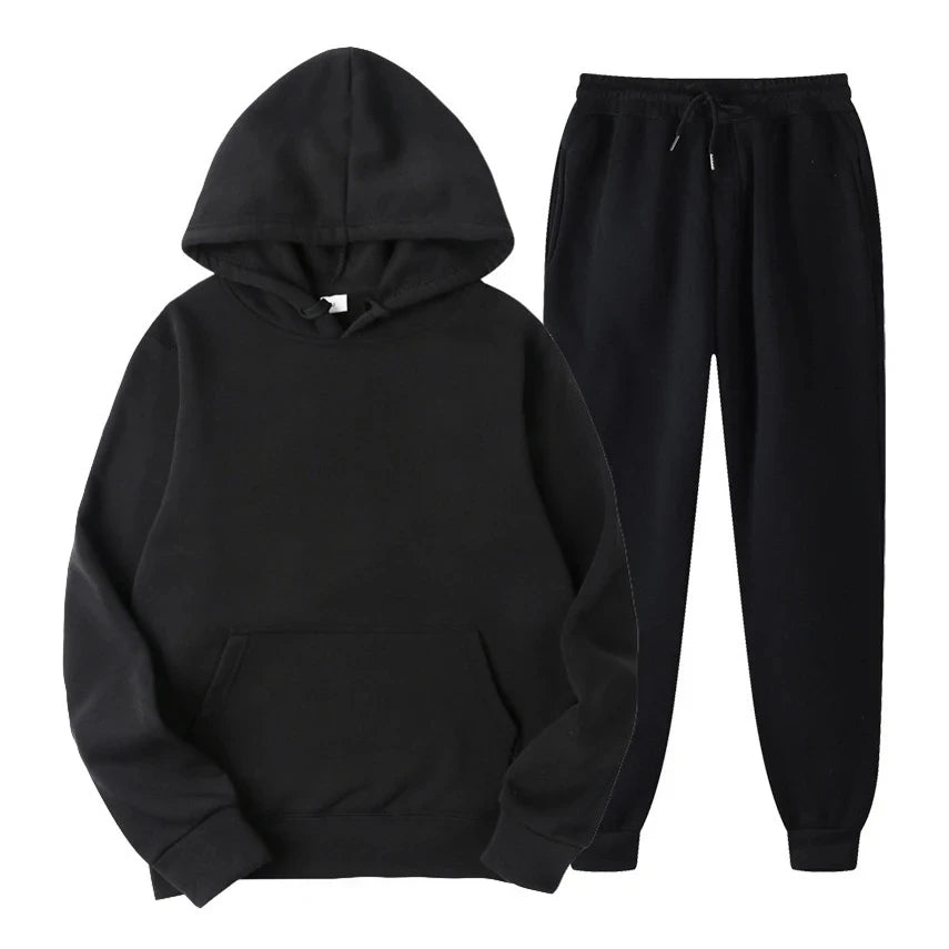 JUMPER Winter Brand Tracksuits Men's sets Long Sleeve Pullover + Jogging Trousers 2pcs Sets Fitness Running Suits sportswer Male