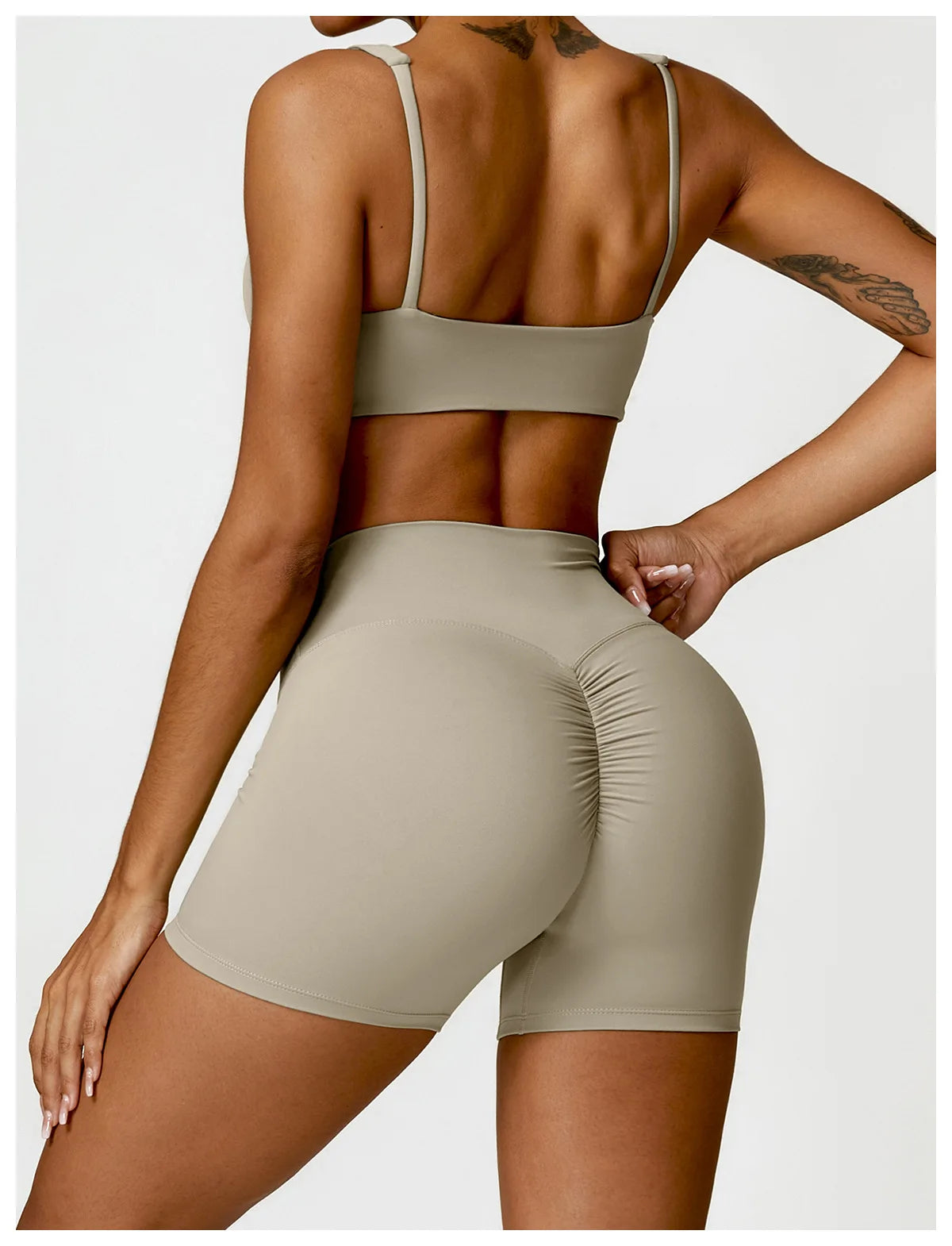 Legging Women Tracksuit Yoga Set 2PCS Sportswear Workout Clothes Athletic Wear Gym Legging Fitness Bra Crop Top Long Sleeve Sports Suits