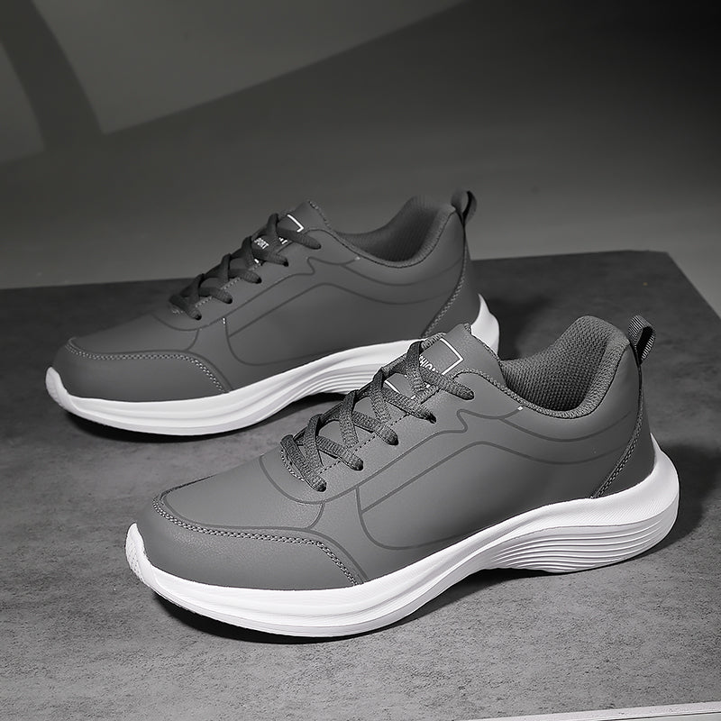 Sneakers New Men Running Shoes Winter Warm Male Sneakers Anti-slip Breathable Men's Walking Shoes Lace Up Soft Casual Shoes Lightweight