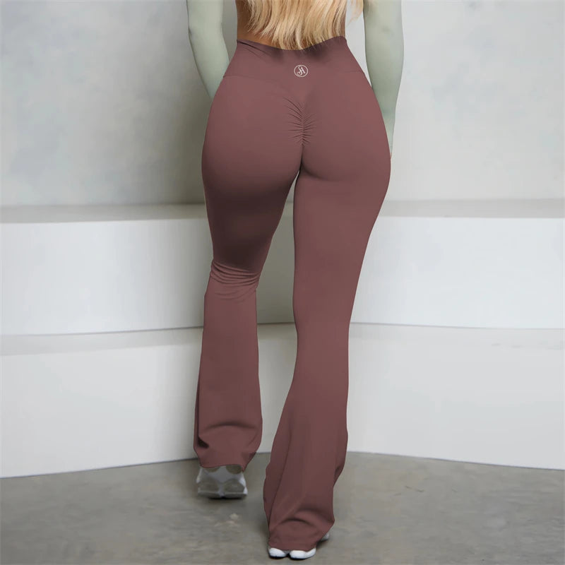 Leggings  Allure the brand Women Bell Bottoms High Waist Sport Flare Pants Gym Fitness Leggings Women Female Legging Tummy Control Running
