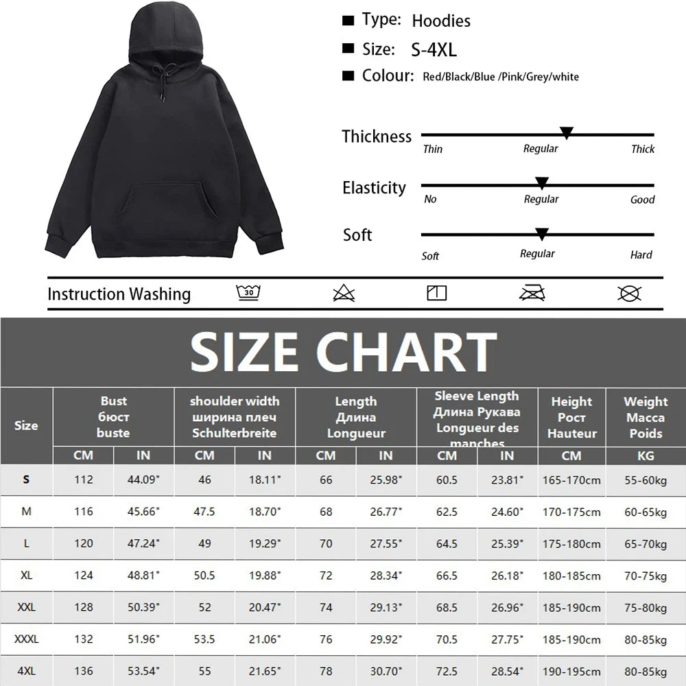 JUMPER Fashion Men's Women's Hoodies Spring Autumn Winter Casual Hoodies Sweatshirts Men Tops Solid Color Hoodie Sweatshirt Male