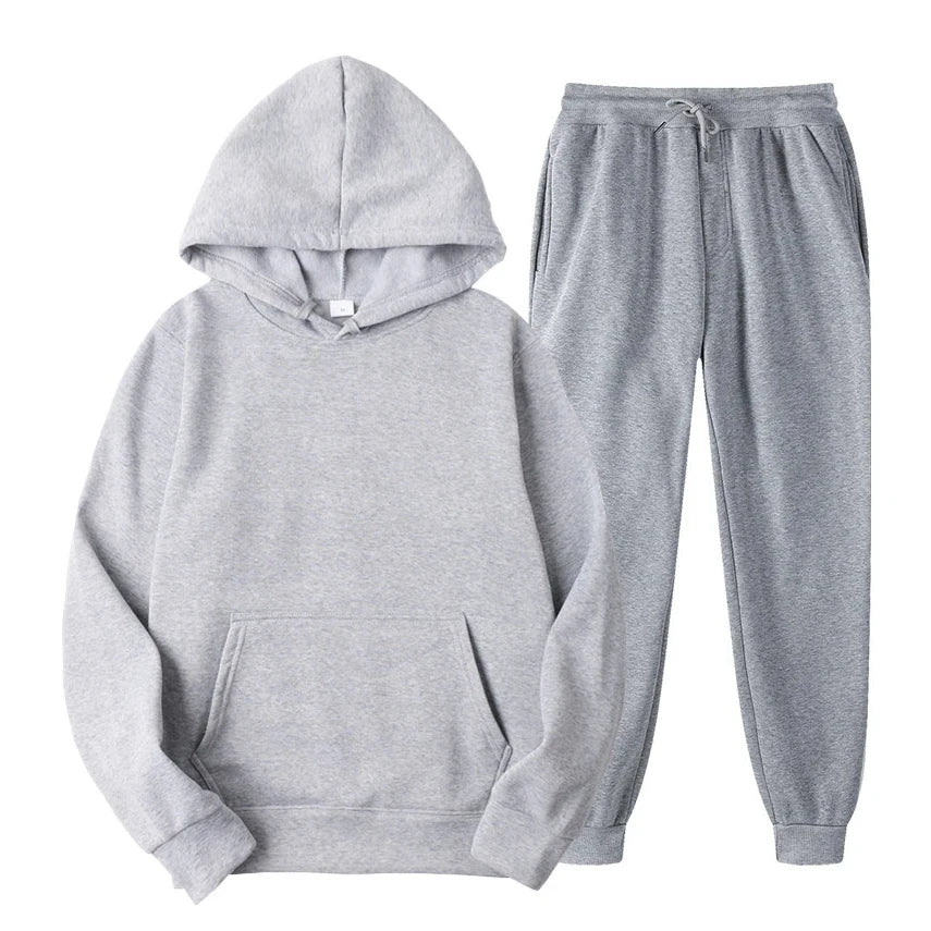 JUMPER Winter Brand Tracksuits Men's sets Long Sleeve Pullover + Jogging Trousers 2pcs Sets Fitness Running Suits sportswer Male