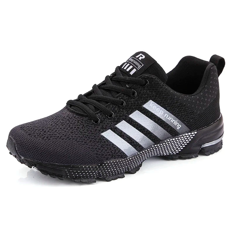 Sneakers New men's and women's flying mesh surface spring summer breathable casual sports shoes flat vulcanized couple running big size48