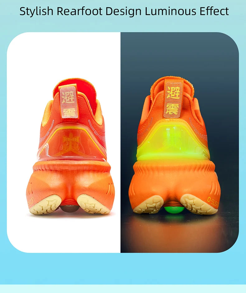 Sneakers New Cushioning Running Shoes For Men Suitable Heavy Runners Lace Up Sports Women Non-slip Outdoor Athletic Male Sneakers