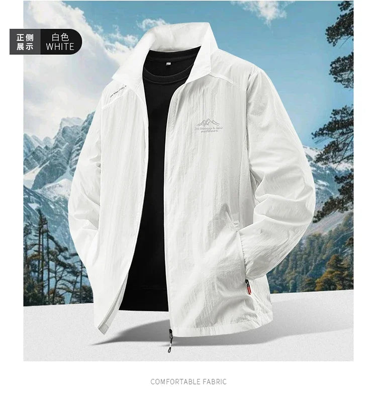 JUMPER  Sun Protection Jacket Ultra-Light Thin Skin-Friendly Breathable UV Proof Fishing Ice Silk Sunscreen Coat