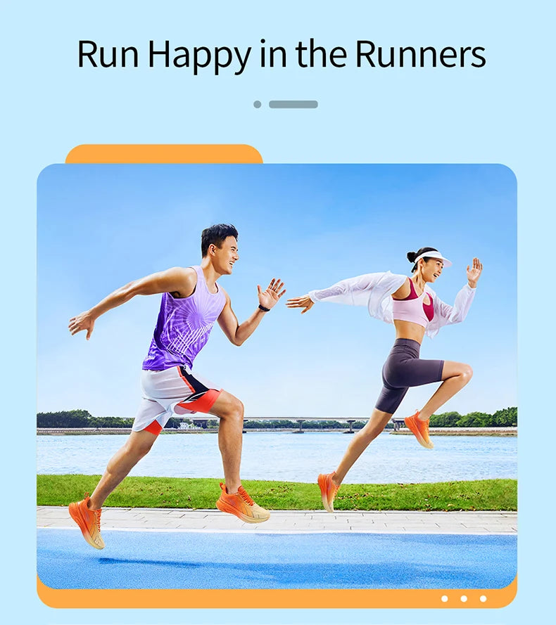 Sneakers New Cushioning Running Shoes For Men Suitable Heavy Runners Lace Up Sports Women Non-slip Outdoor Athletic Male Sneakers