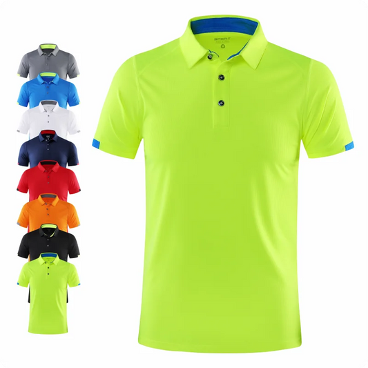 Polo Casual Sports Quick-drying Lapel Short-sleeved POLO Shirt Cycling Suit Fitness Suit For Men