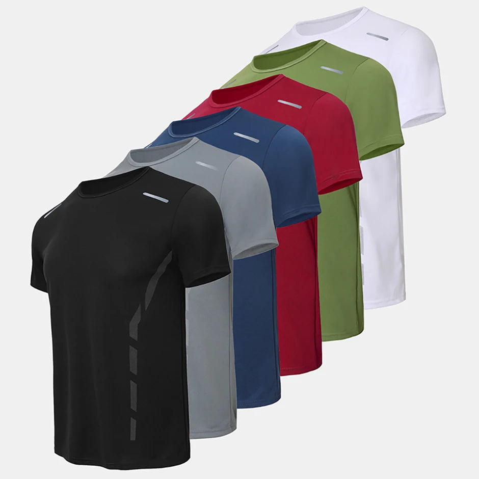 T-shirts  Men's Summer Quick-drying Sports Fashion Printed Short-sleeved Teens Loose and Comfortable Running Fitness Joker T-shirt