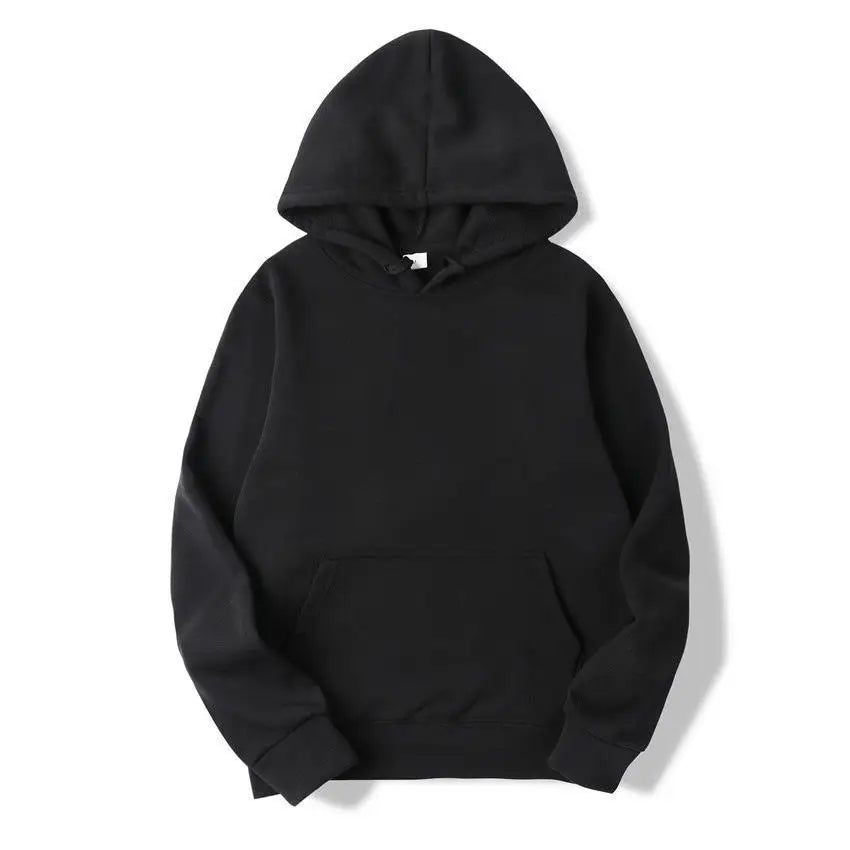 JUMPER Plain Pullover Fleece Hoodies Unisex Wholesale Hooded Sweatshirt Men Cheap Sublimation Black Hoodie For Men Sudaderas De Hombre