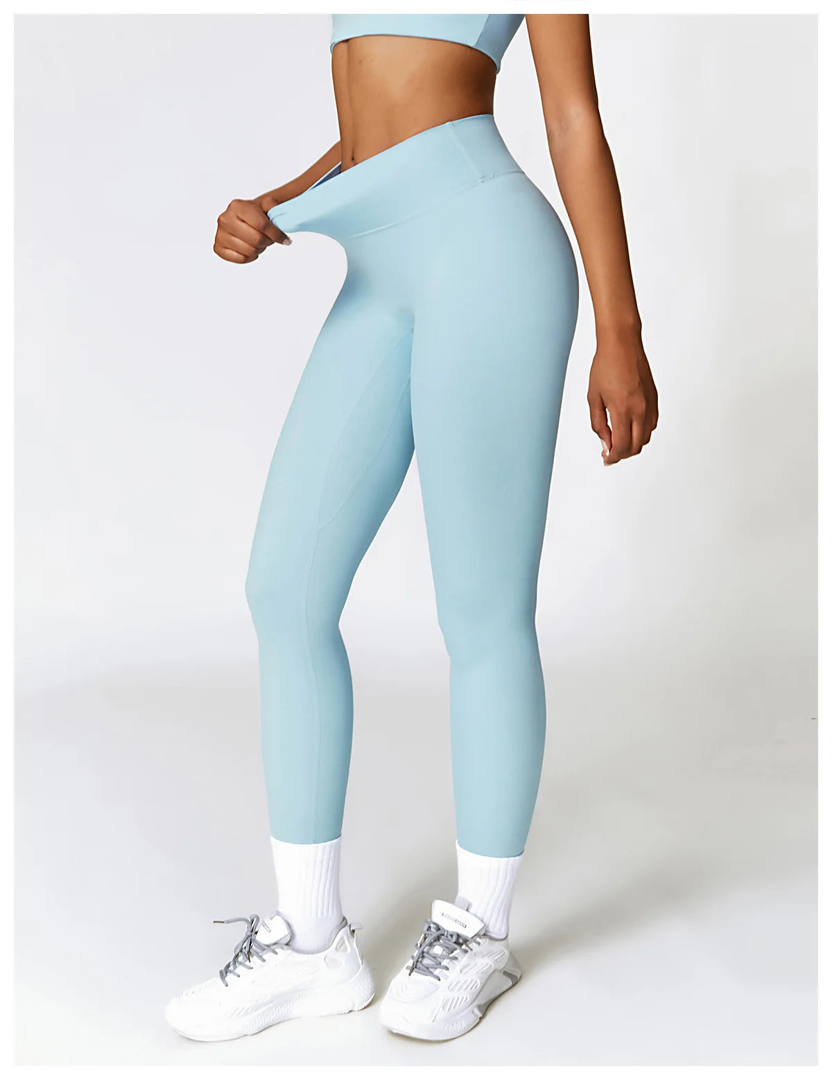 Legging 2PCS Seamless Yoga Set Women Workout Set Sportswear Gym Clothing Fitness Long Sleeve Crop Top High Waist Leggings Sports Suits