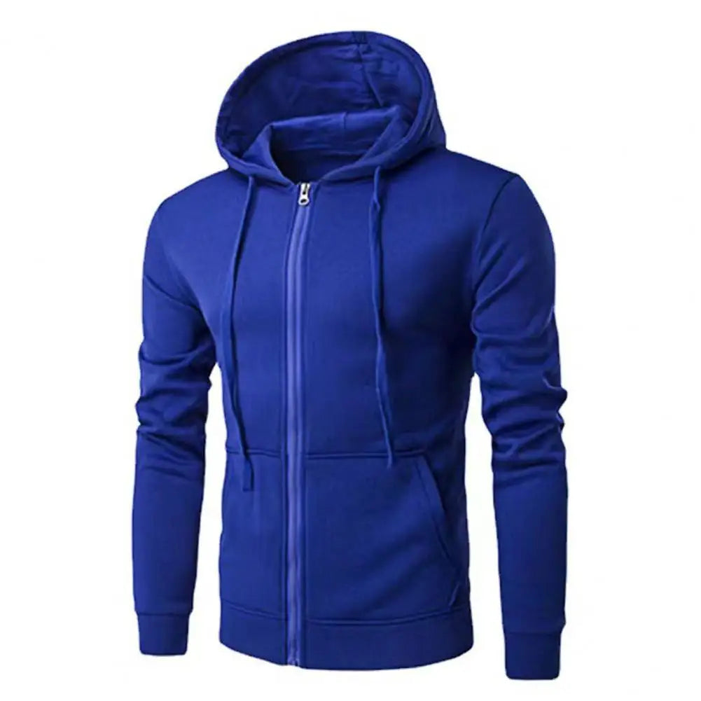 JUMPER Men Sweatshirts Long Sleeve Jacket Hoodie Zipper Closure Jacket Male Hoodies Sweatshirt Slim Fit Male Clothing