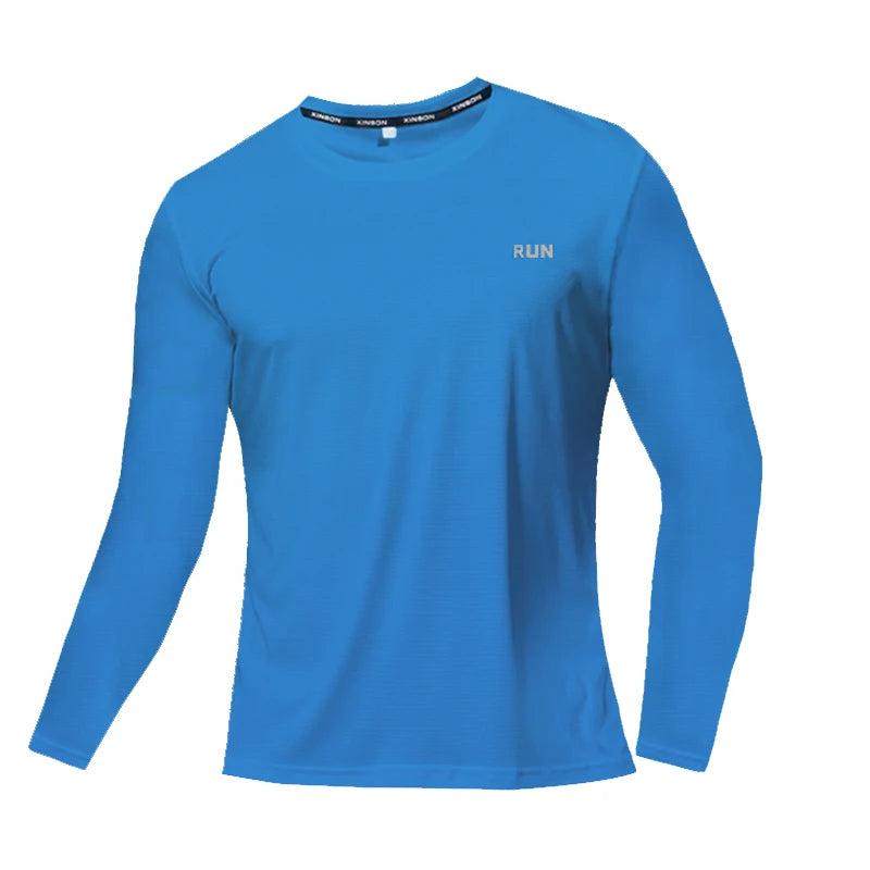 T-Shirt Men 2025 New Quick Dry Breathable Air Conditioning Outdoor Sun Protection Running Outer Wear