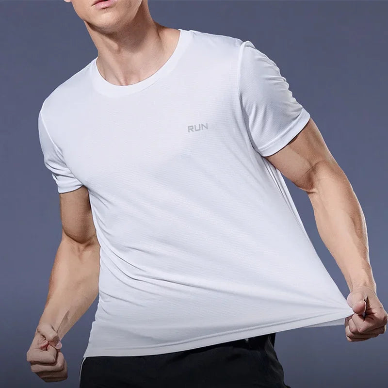 T-shirts Sport Gym t Shirt Men Quick Dry Running Bodybuilding Shirts Men Short Sleeve Fitness Tops Oversized Brazil t-Shirt Jersey
