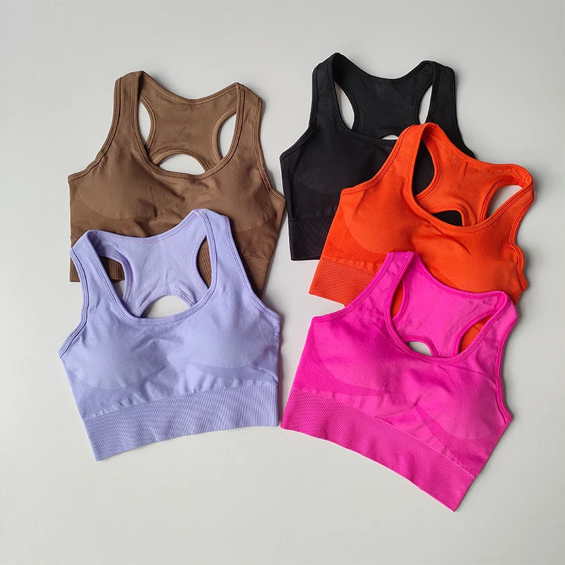 Legging 2PCS Sports Bra Women's Set Professional Fitness Tank Top Bra Shockproof Running Leggings Yoga Suit Beautiful Back Bra Clothing