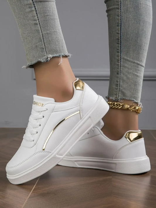 Women Sneakers  Casual Sneakers Leather Platform Sneakers for Women Classics Comfort Skateboarding Shoes Non-Slip