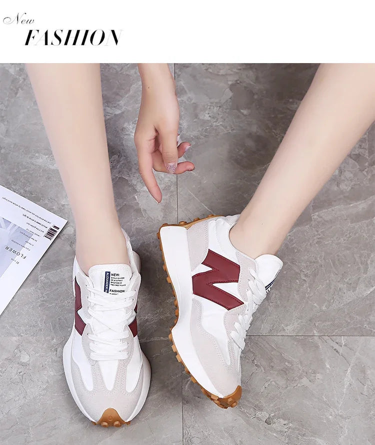 Women Sneakers Thick-Soled Dad Sneakers2025Summer Breathable Season Comfortable Sneaker