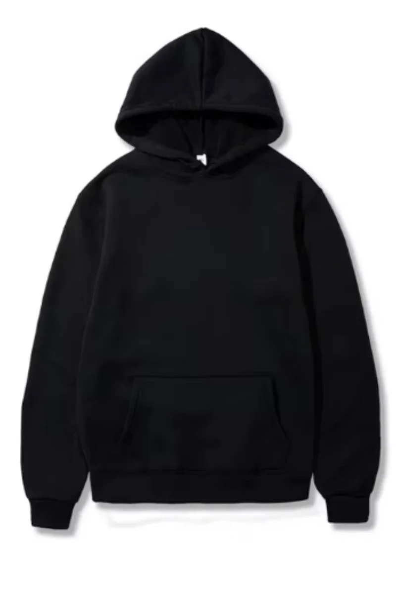 JUMPER Men's Solid Color Hooded Sweaters Men's Warm Wool Sweater Fashionable Street Clothing Loose  Breathable Jersey Brand Hooded