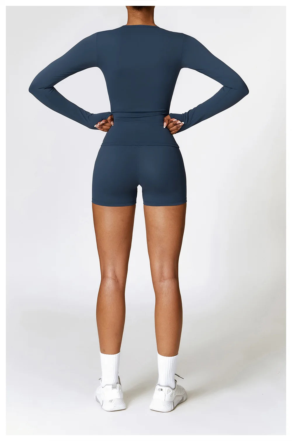 Legging 2PCS Seamless Yoga Set Women Workout Set Sportswear Gym Clothing Fitness Long Sleeve Crop Top High Waist Leggings Sports Suits
