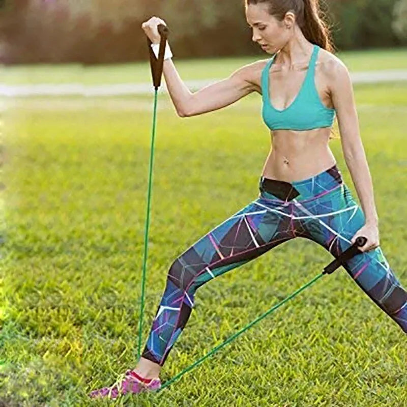 EQP Resistance Bands With Handles, Exercise Bands, Workout Bands With Handles For Men Women, Strength Training Equipment At Home