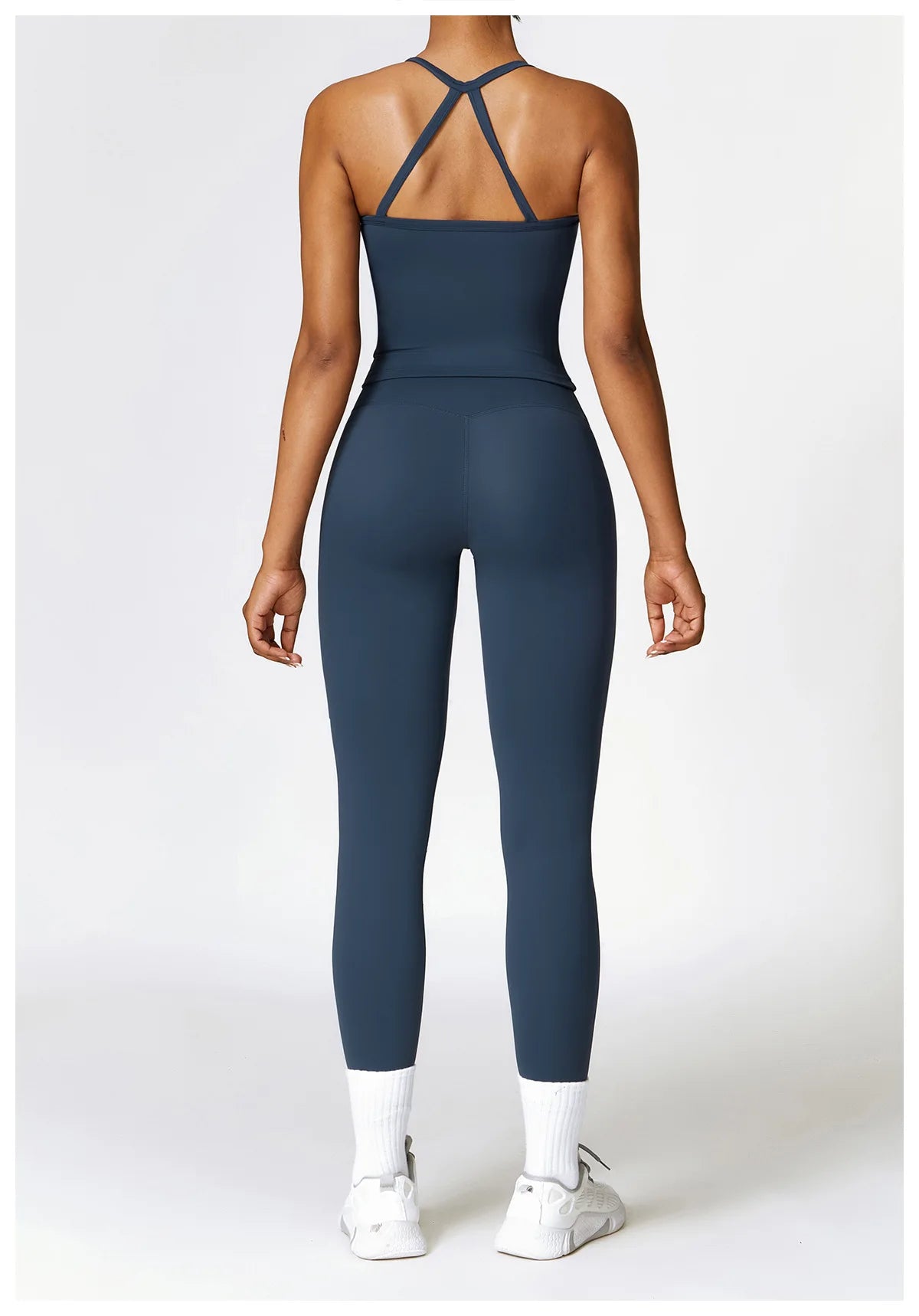 Legging 2PCS Seamless Yoga Set Women Workout Set Sportswear Gym Clothing Fitness Long Sleeve Crop Top High Waist Leggings Sports Suits