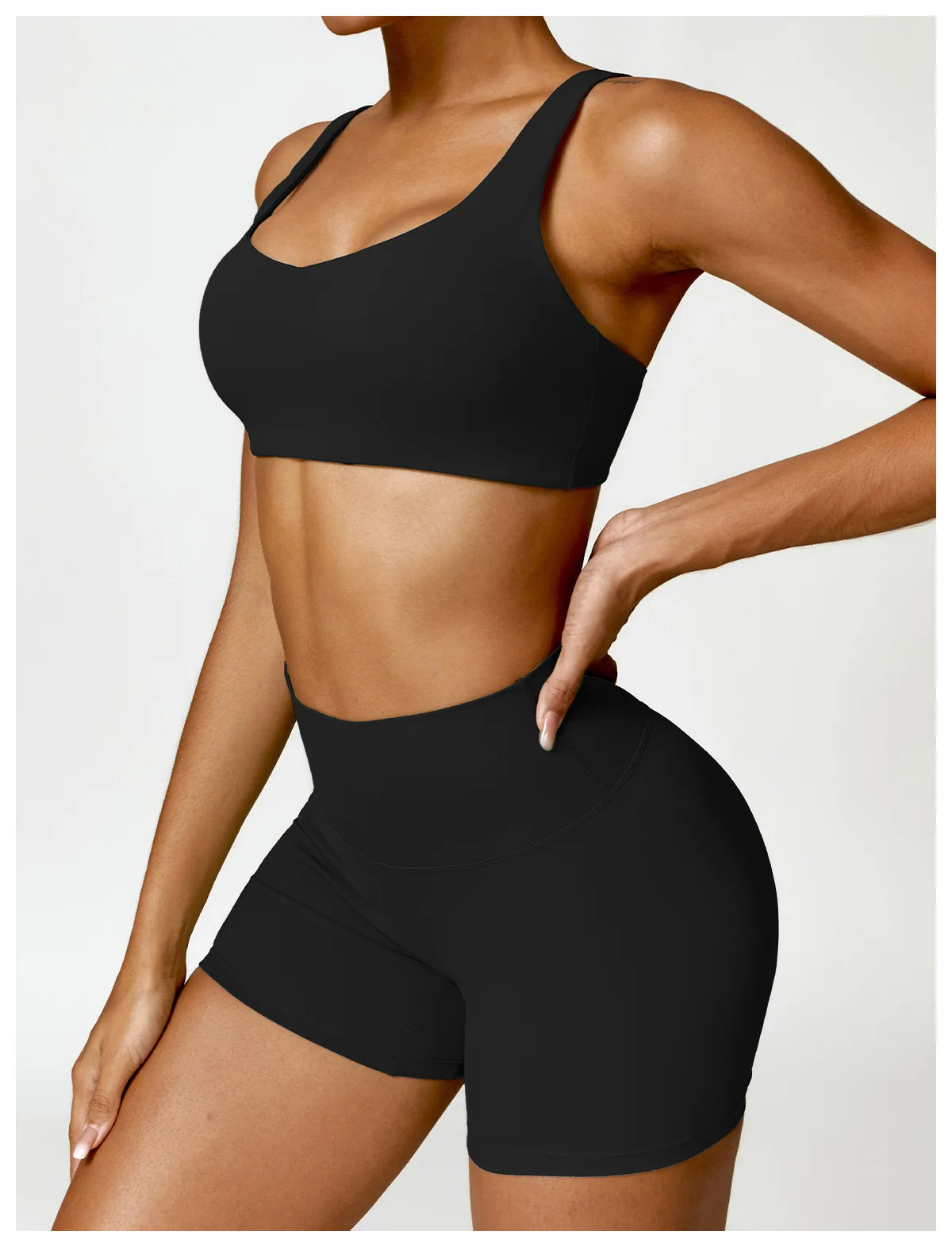 Legging Women Tracksuit Yoga Set 2PCS Sportswear Workout Clothes Athletic Wear Gym Legging Fitness Bra Crop Top Long Sleeve Sports Suits