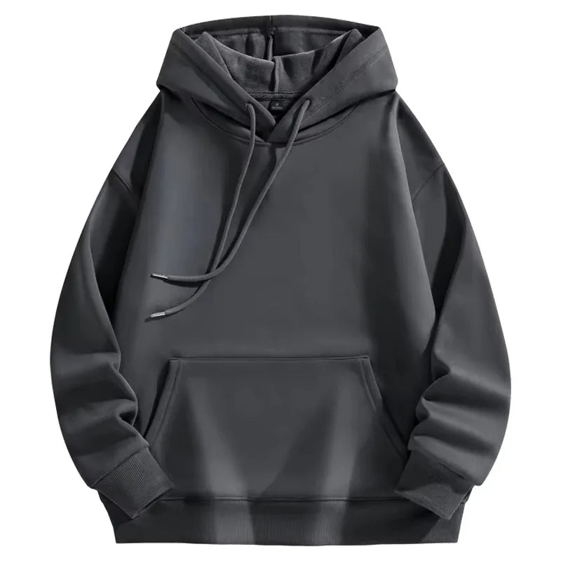 JUMPER Fashion Trend Solid Color Hoodies Men's Autumn and Winter Hot Sale Casual Simple Comfortable Sweatshirts Daily Outdoor Wear
