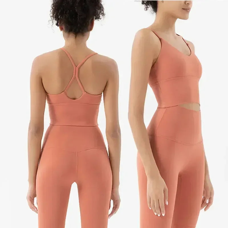 Legging Sportswear Woman Gym Sports Bra and Leggings Woman 2 Piece Set Outifit Naked Feeling Female Fitness Clothing Women' Tracksuit