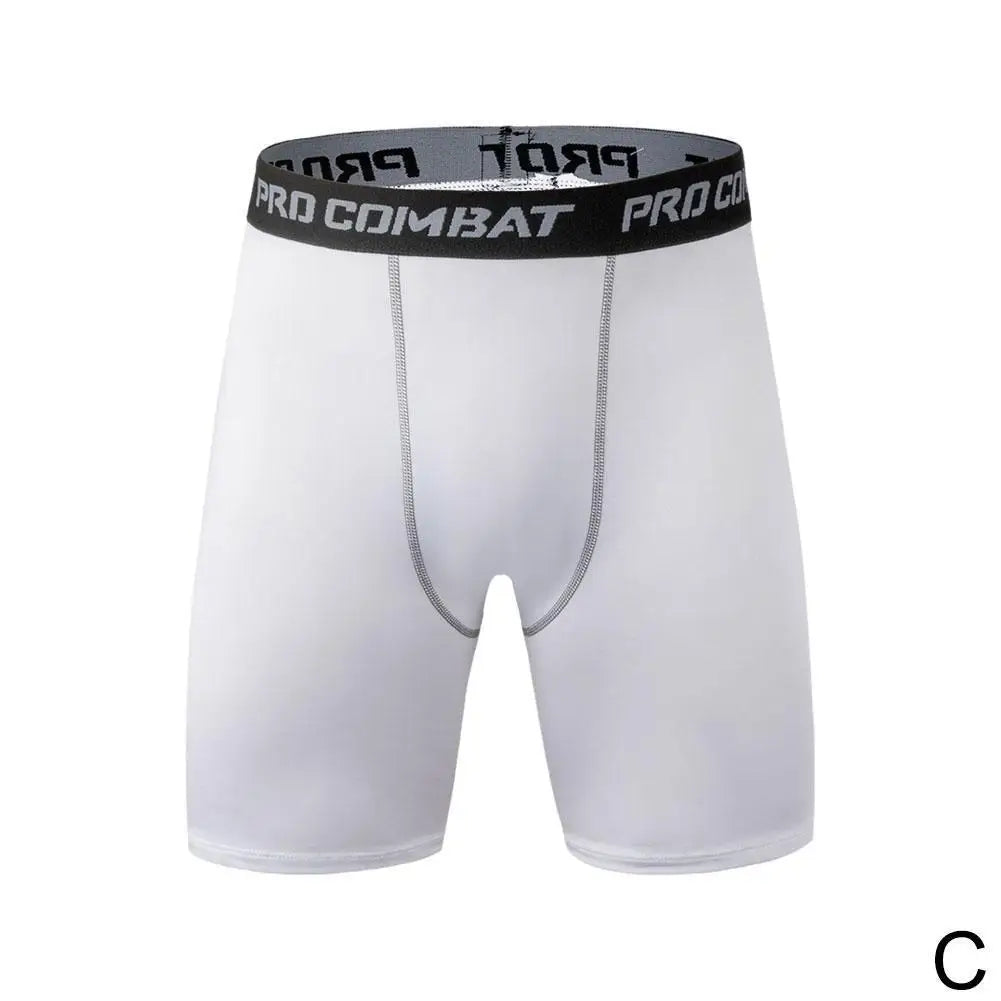 Shorts Men's Leggings Compression Pants Sports Leggings Basketball Quarter Shorts Quick Drying Running Training Stretch Fitness Pants