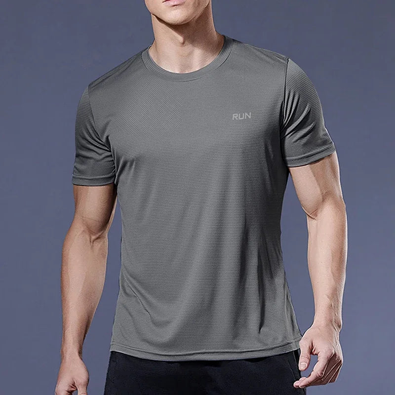 T-shirts Sport Gym t Shirt Men Quick Dry Running Bodybuilding Shirts Men Short Sleeve Fitness Tops Oversized Brazil t-Shirt Jersey