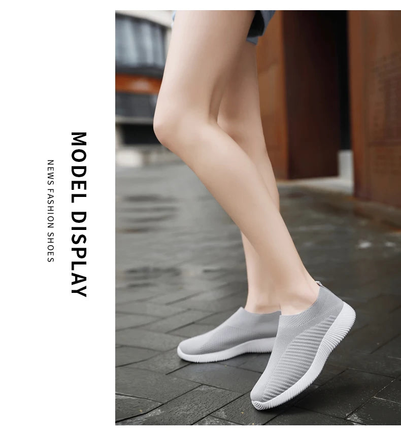 Women Sneakers  Soft Sneakers Lightweight And Comfortable Women Slip On Lazy Loafers Walking Shoes For Women Size 36-42