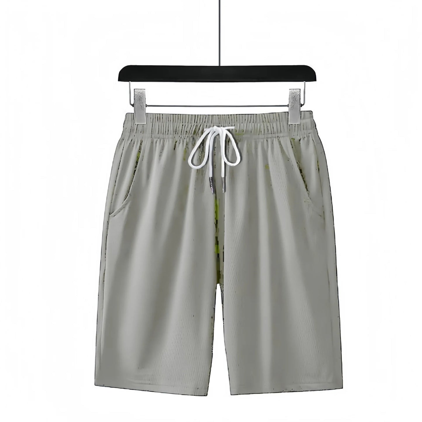 Men Summer Swim Shorts Swimwear Trunks Swimsuits Quickly Dry Surf Beach Board Elastic Waist Swim Pants Surffing Shorts with Mesh