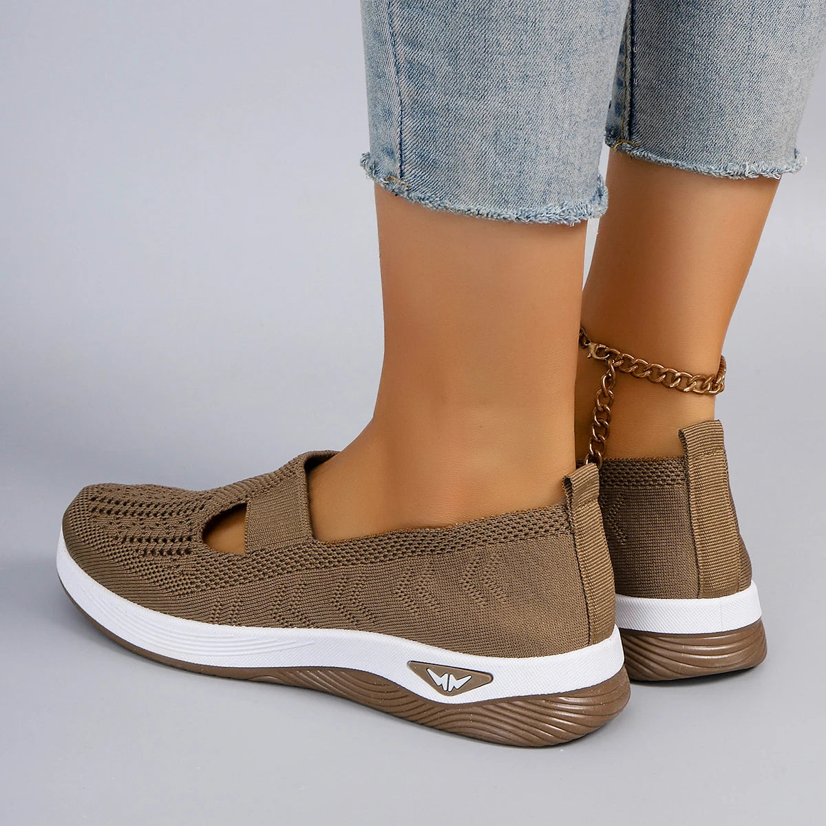 Women Sneakers  sports shoes, fashionable, breathable, lightweight, non-slip, wear-resistant, casual sports shoes, flat shoes
