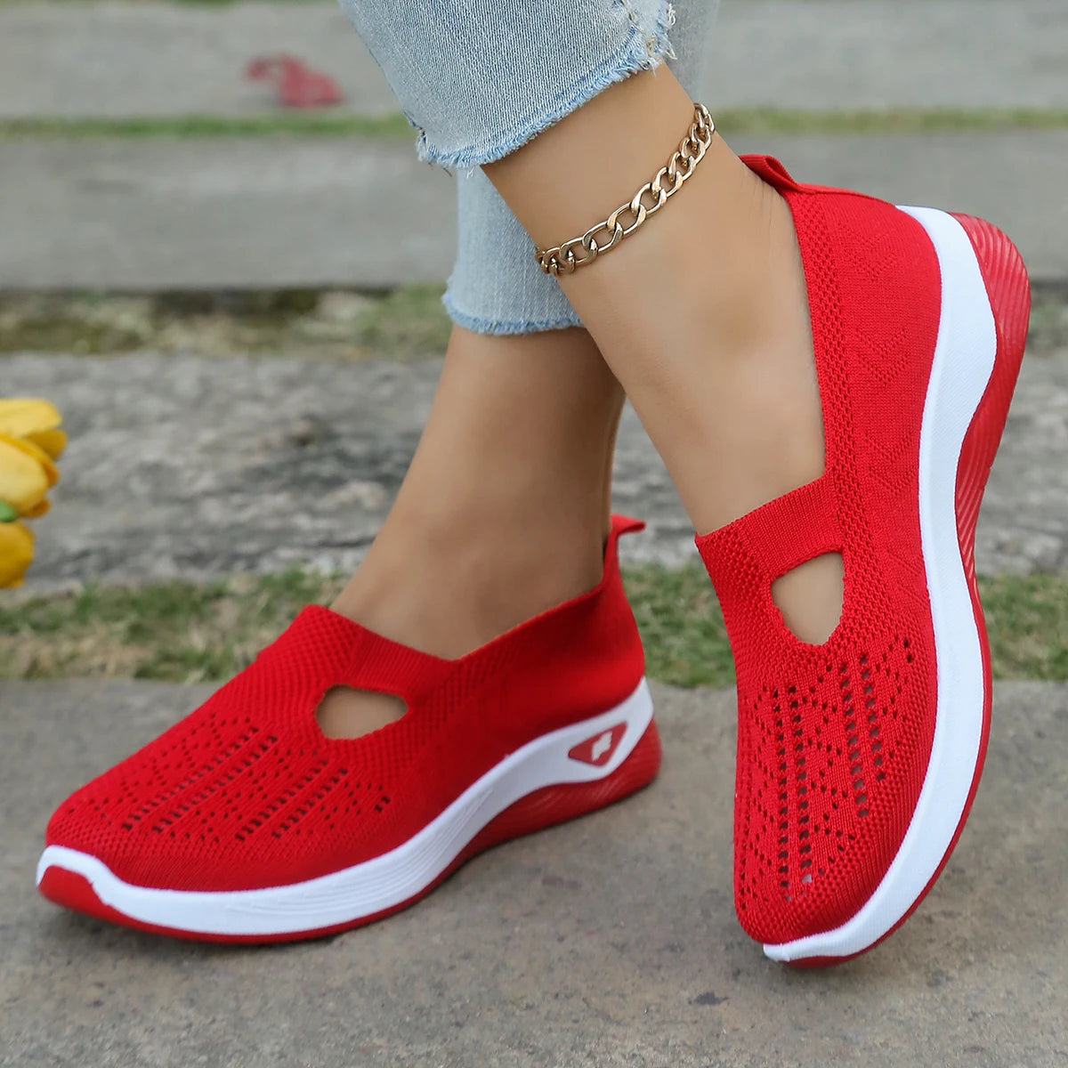 Women Sneakers  , simple, Solid color series of mom shoes sale shoes casual sneaker with free shipping