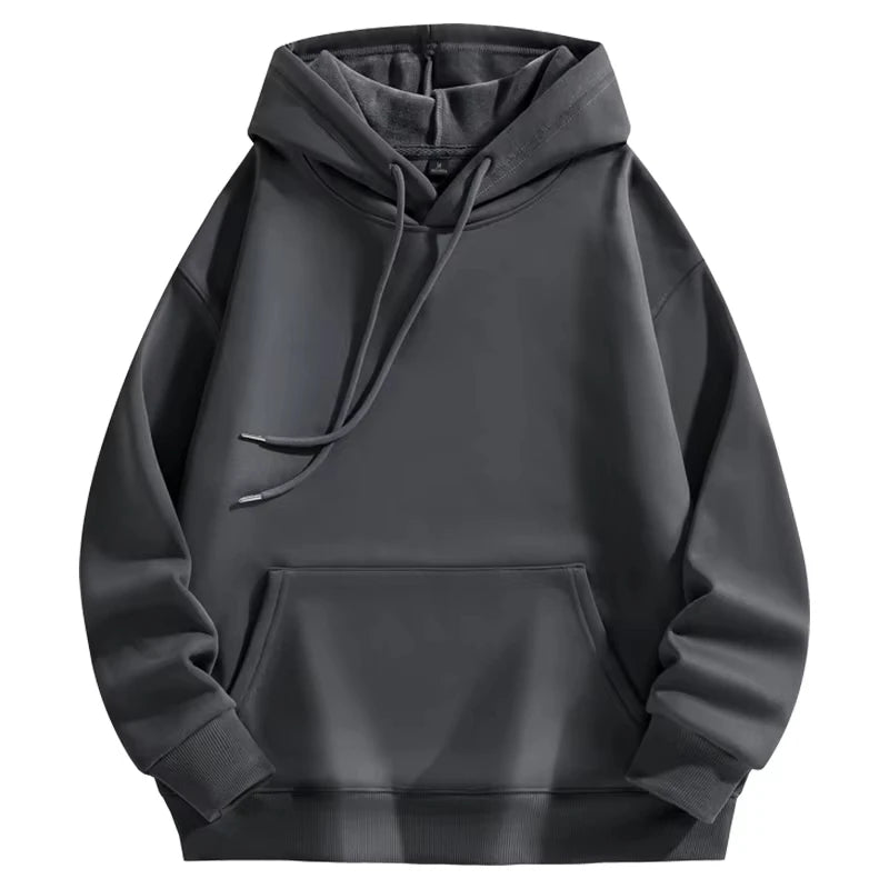 JUMPER Fashion Trend Solid Color Hoodies Men's Autumn and Winter Hot Sale Casual Simple Comfortable Sweatshirts Daily Outdoor Wear