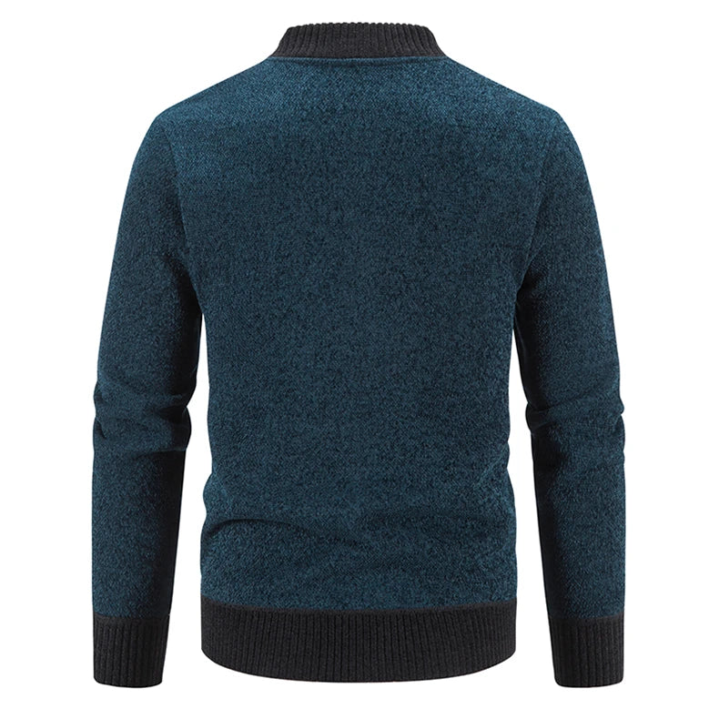 JUMPER New Knit Sweater Jackets Men's Korean Baseball Jumper Cold Blouse Streetwear Y2K Sweatshirts Male Trench Coat