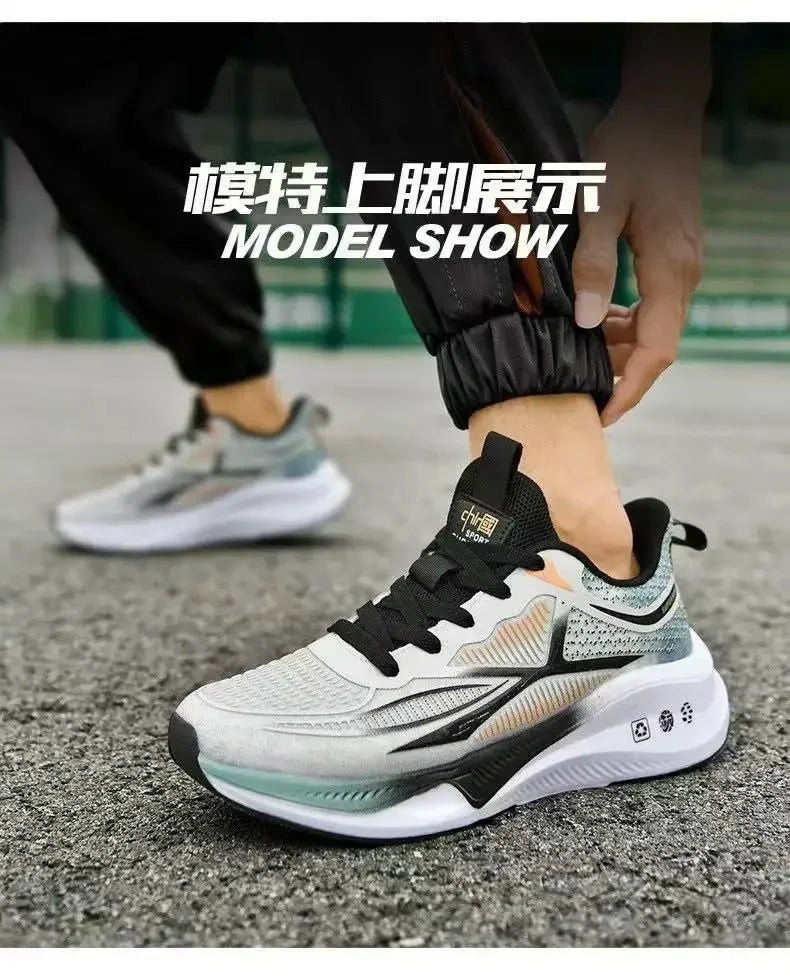 Sneakers Running & Walking Men's Shoes - Lace-up, Lightweight, Comfortable & Breathable Tennis Sneakers