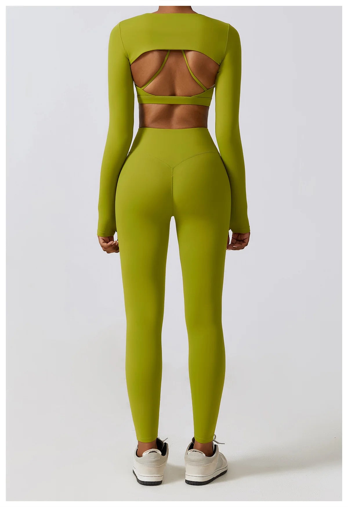 Legging Women's Sportswear Yoga Set Workout Clothes Athletic Wear Sports Gym Legging 2/3PCS Fitness Bra Crop Top Long Sleeve Yoga Suit