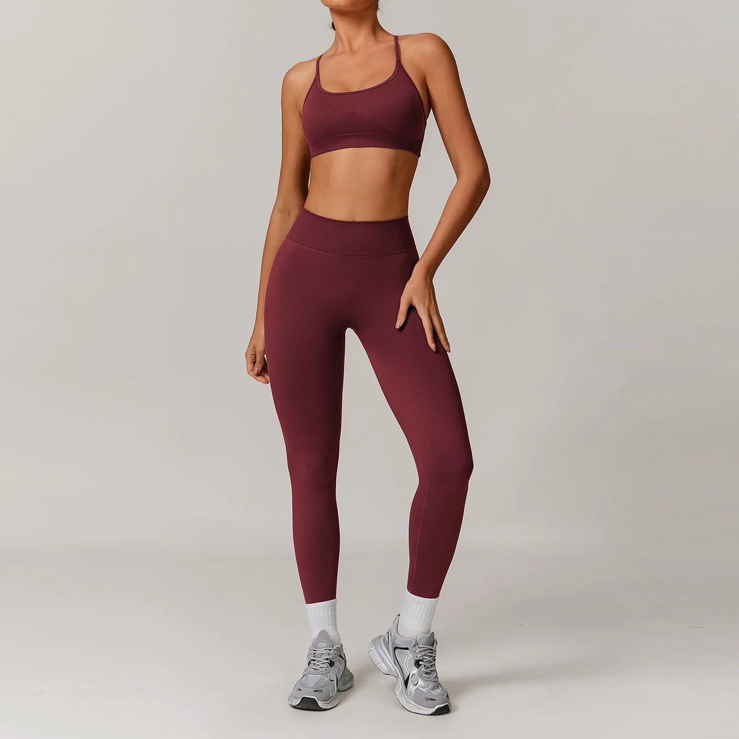 Legging Sportswear Seamless Yoga Set 2/3PCS Gym Clothes Sportswear Yoga Suits For Women Fitness Set Tracksuits Sports Bra Gym Leggings