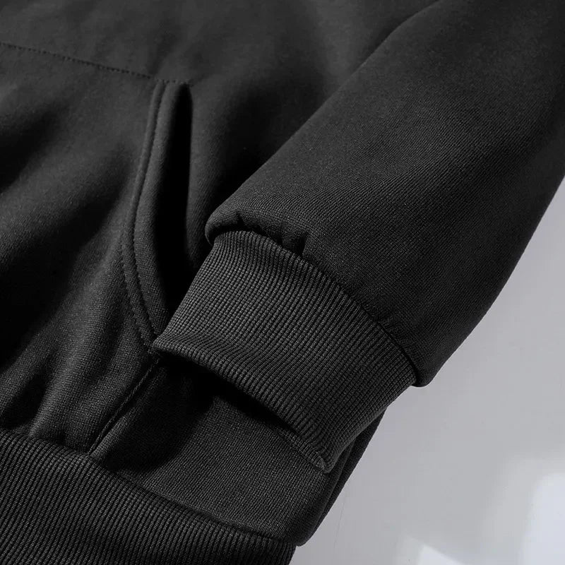 JUMPER Men's and women's full zip hooded jackets, zip hoodies, casual cardigans, streetwear hip-hop PVD, Y2K clothing, spring fashion