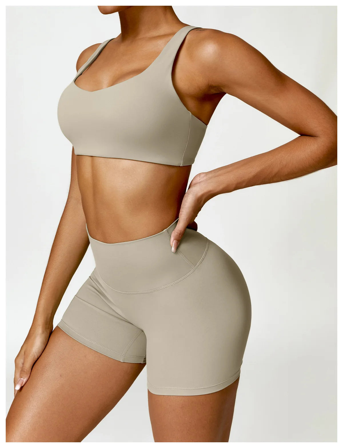 Legging Women Tracksuit Yoga Set 2PCS Sportswear Workout Clothes Athletic Wear Gym Legging Fitness Bra Crop Top Long Sleeve Sports Suits