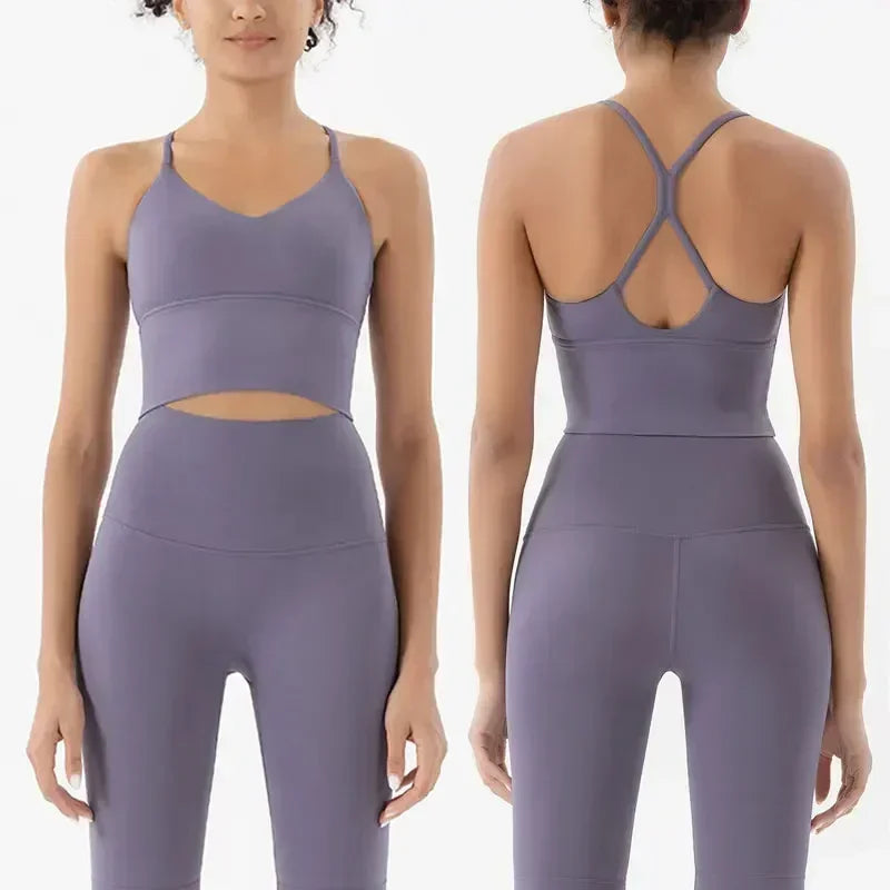 Legging Sportswear Woman Gym Sports Bra and Leggings Woman 2 Piece Set Outifit Naked Feeling Female Fitness Clothing Women' Tracksuit
