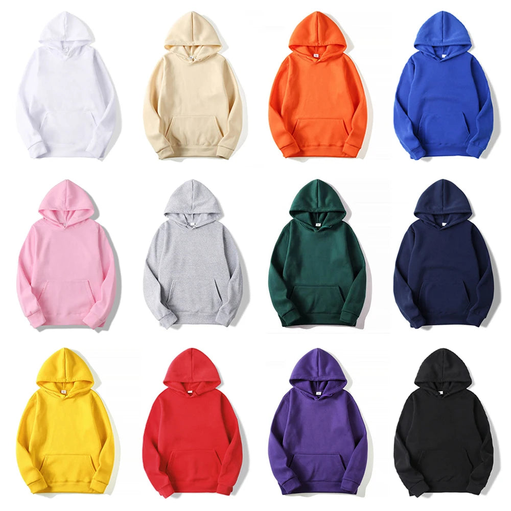 JUMPER Plain Sublimation Fleece Hoodies Bulk Wholesale Pullover Men Hooded Sweatshirt Cheap Solid Hoodie For Man Sudaderas Para Hombre