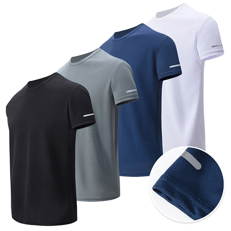 T-shirts  Men's Summer Quick-drying Sports Fashion Printed Short-sleeved Teens Loose and Comfortable Running Fitness Joker T-shirt