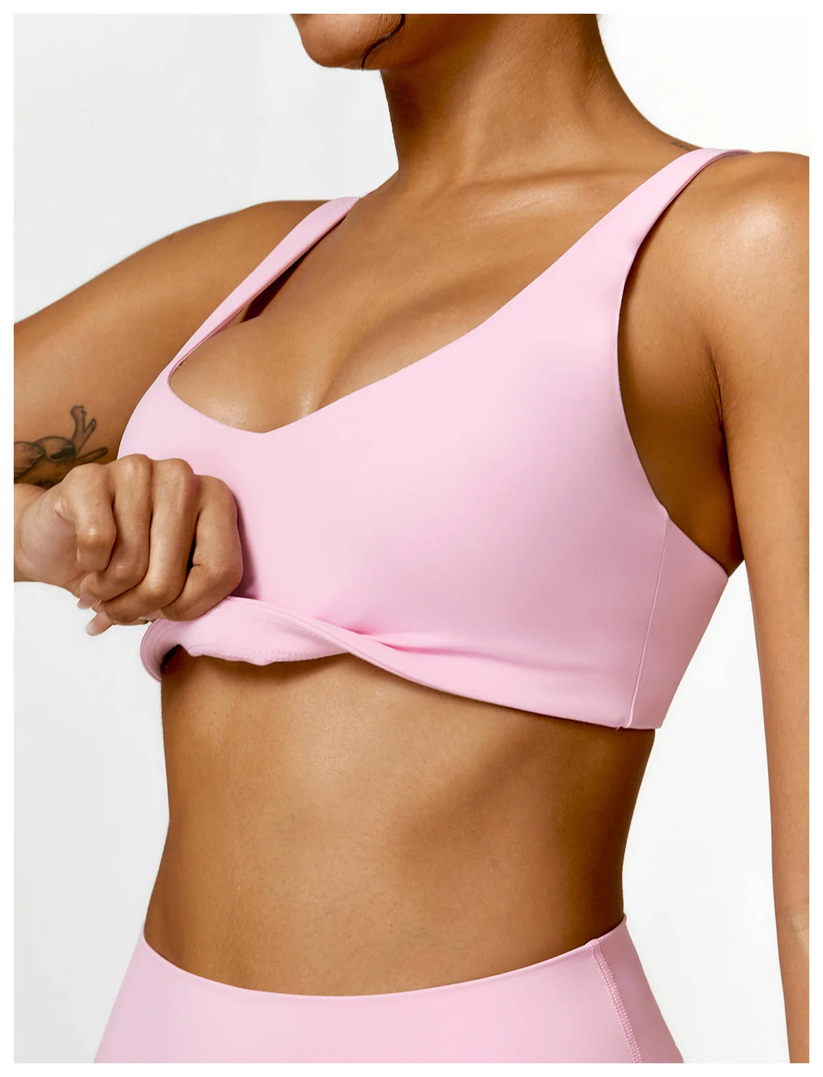 Legging Women Tracksuit Yoga Set 2PCS Sportswear Workout Clothes Athletic Wear Gym Legging Fitness Bra Crop Top Long Sleeve Sports Suits