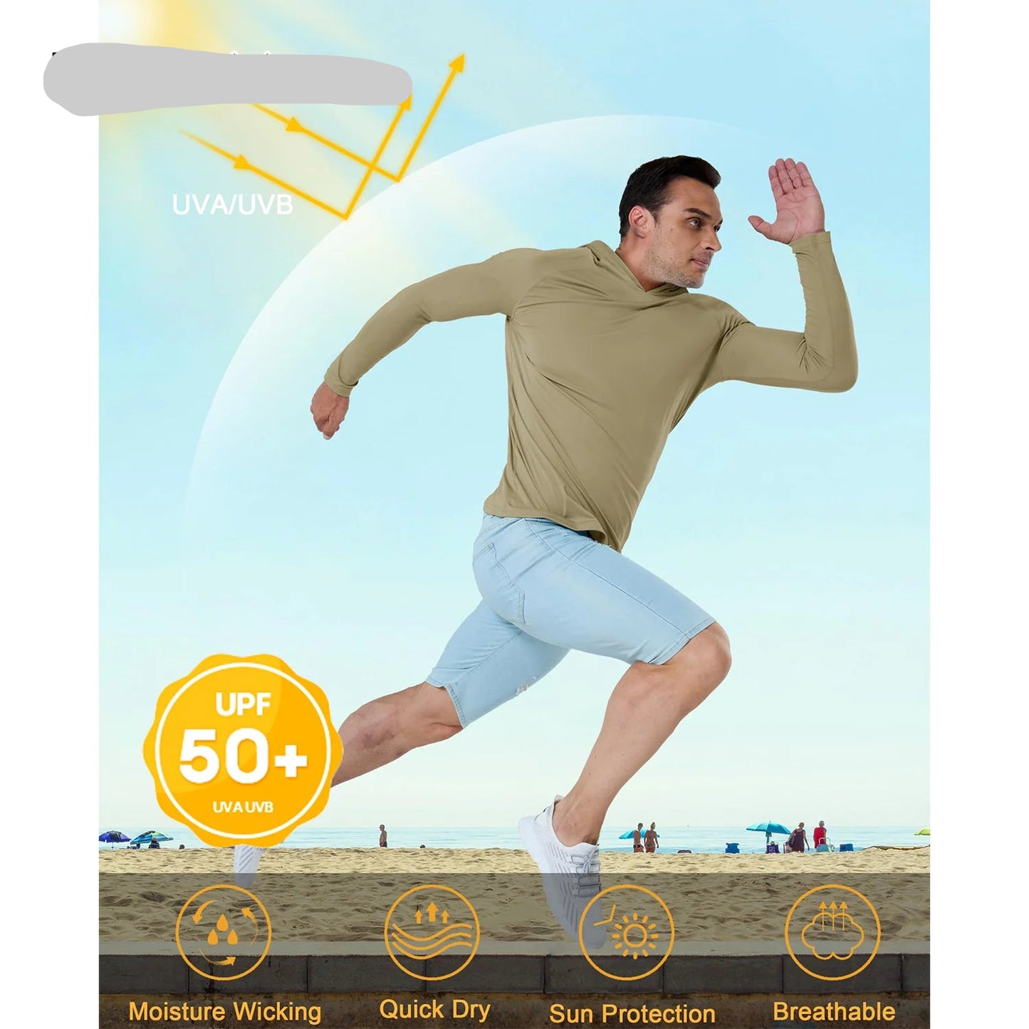 Men Short Sleeve Lightweight Quick Dry Sun Shirts Hiking Workout Running Tee Shirts Hoodies