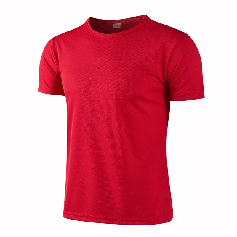 T-shirts  Men Women Quick Dry Short Sleeve Sport T Shirt Gym Jerseys Fitness Shirt Trainer Running T-Shirt Teenager Breathable Sportswears