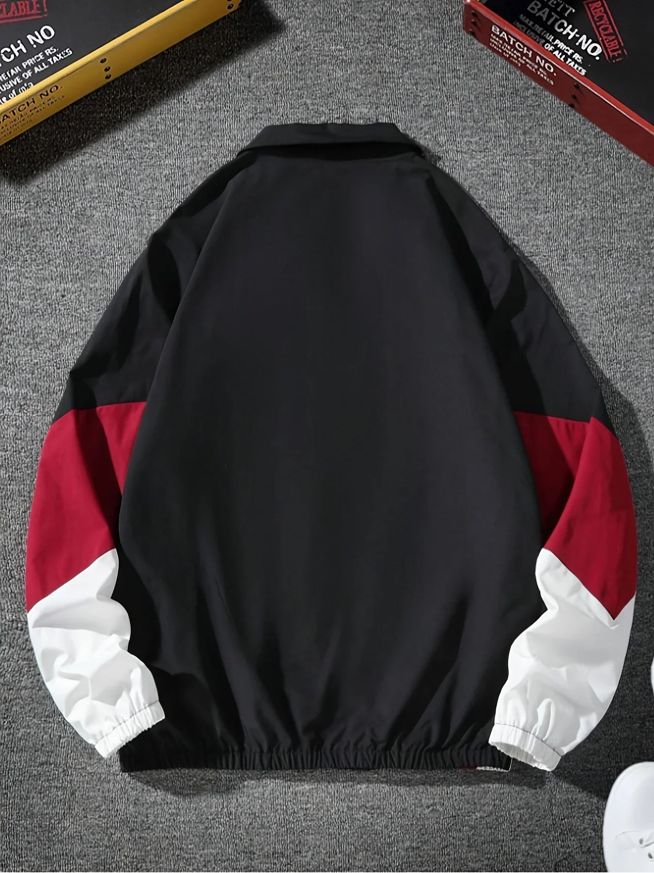 JUMPER Men's color-blocked jacket, lightweight, casual, travel, windproof and wear-resistant, high-quality fabric, boyfriend gift